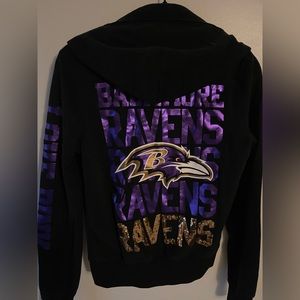 Victoria’s Secret PINK Baltimore Ravens Hoodie Size Small